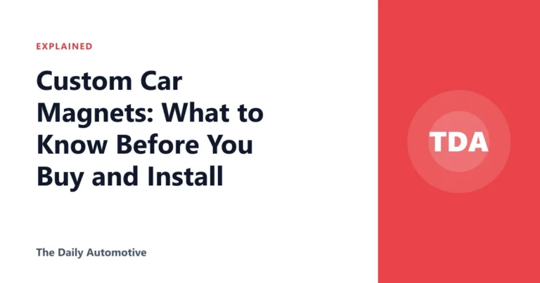Custom Car Magnets: What to Know Before You Buy and Install
