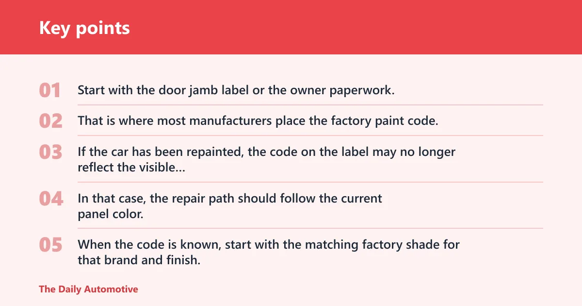 Key points: How do you match a grey paint code?