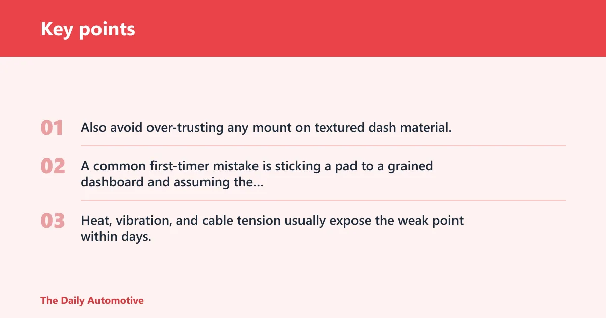 Key points: What does not