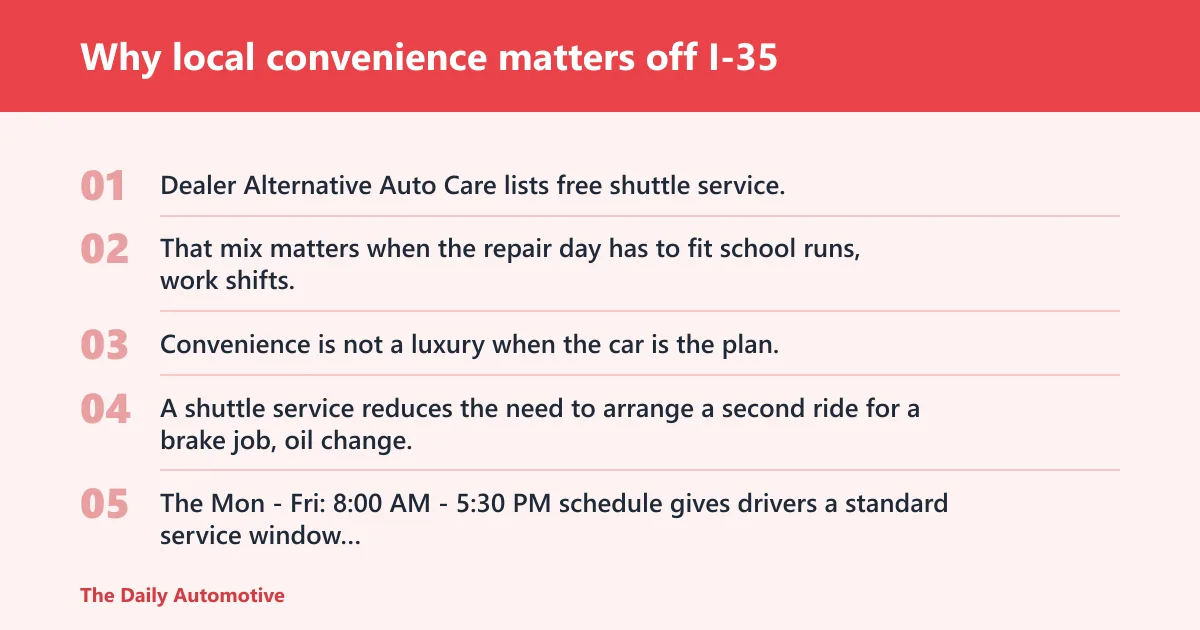 Steps: Why local convenience matters off I-35