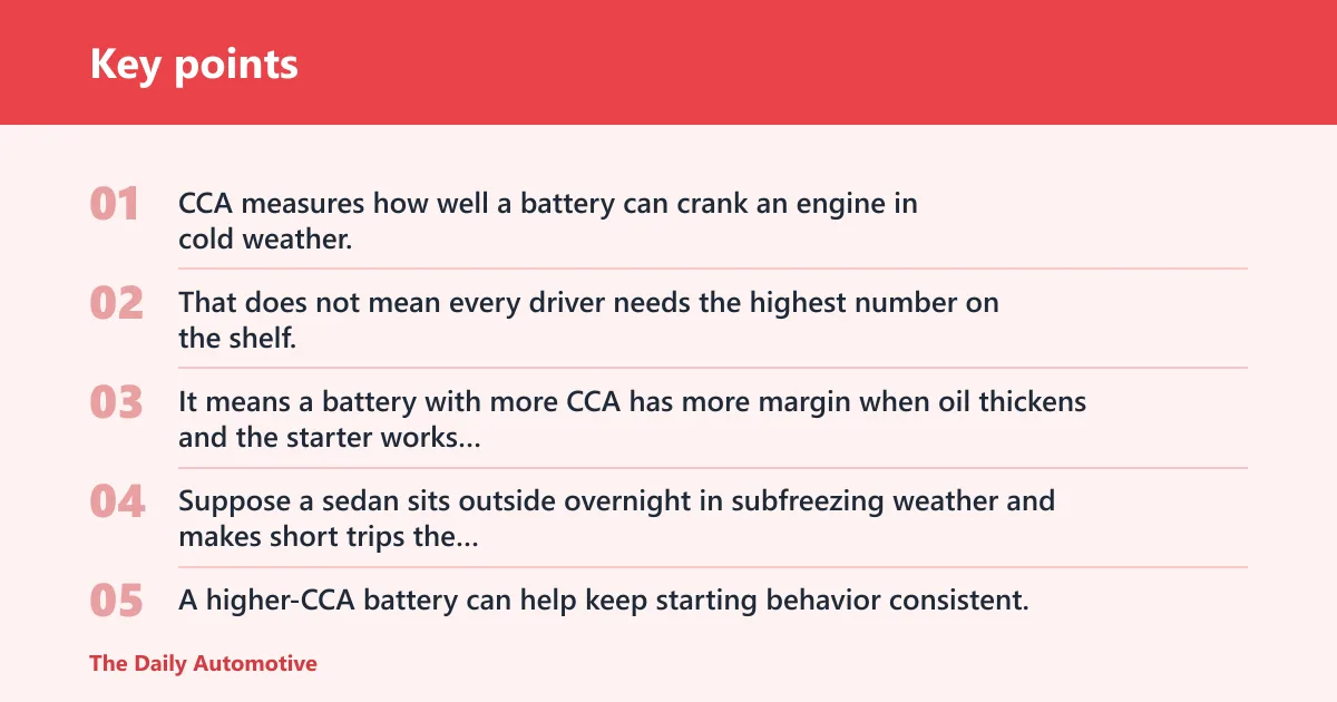 Key points: Are DieHard batteries good in cold weather?