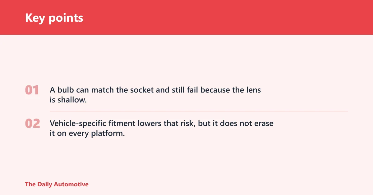 Key points: Dome light decision table