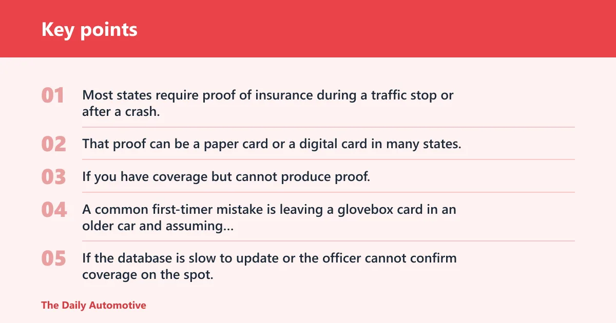 Key points: What happens if you get caught driving without insurance?