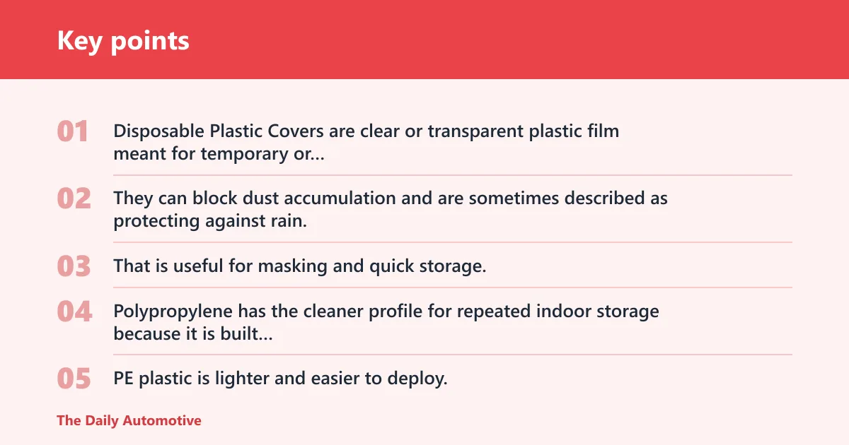Key points: Material and protection overview