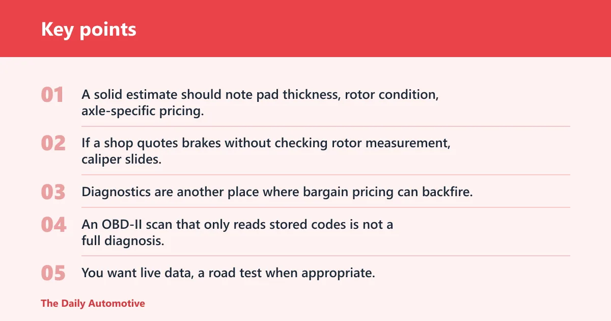 Key points: When cheap repairs become risky