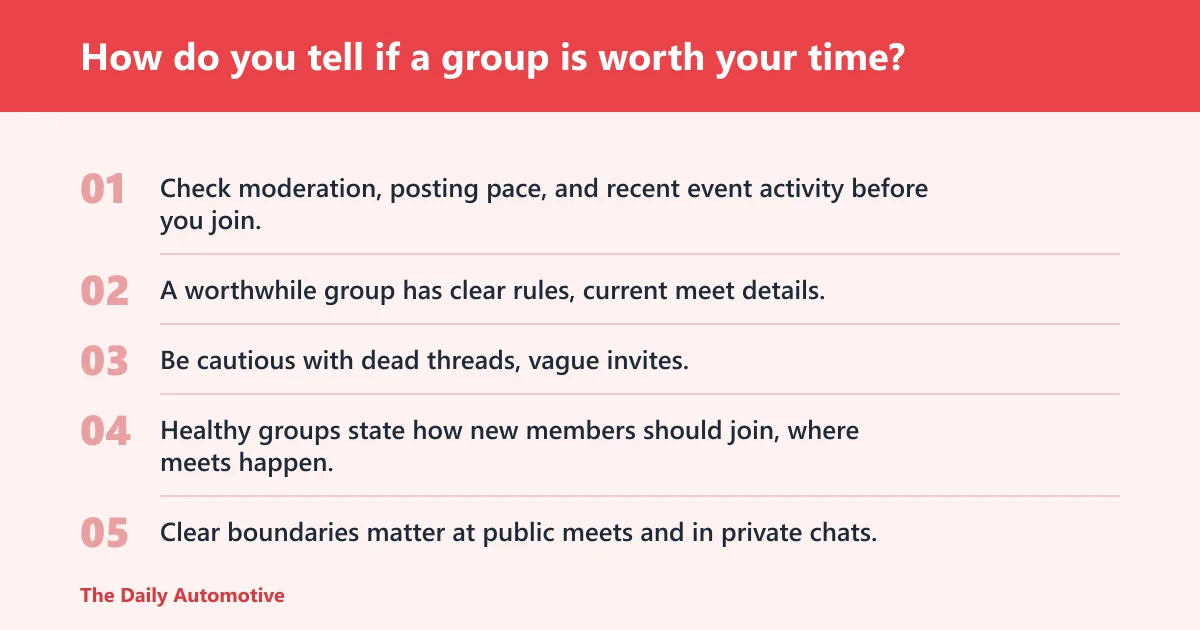 Steps: How do you tell if a group is worth your time?