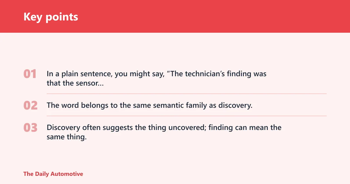 Key points: What does finding mean?