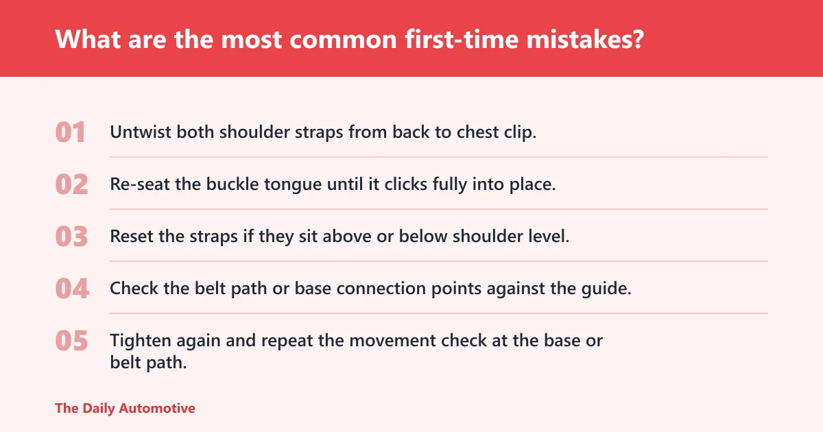 Steps: What are the most common first-time mistakes?