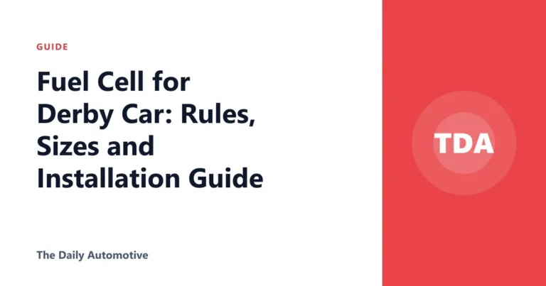 Fuel Cell for Derby Car: Rules, Sizes and Installation Guide