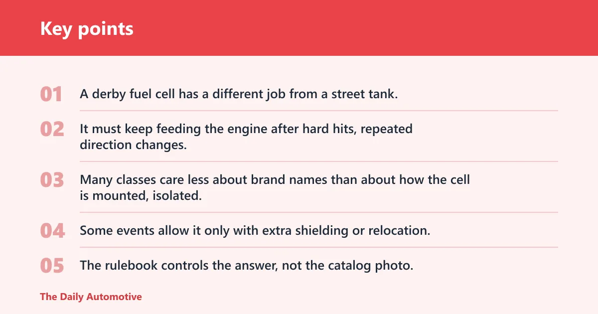 Key points: What a derby fuel cell must do