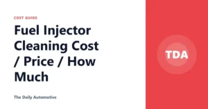Fuel Injector Cleaning Cost / Price / How Much