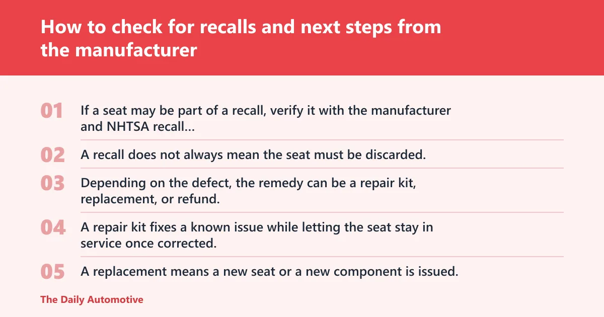 Steps: How to check for recalls and next steps from the manufacturer