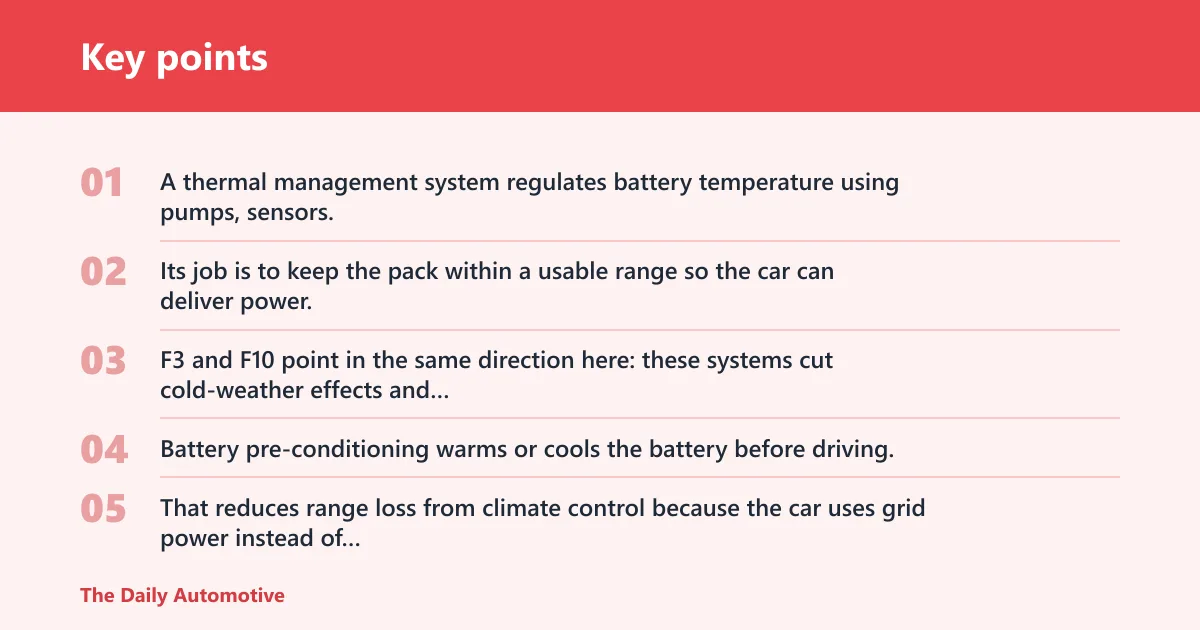Key points: How EV thermal management changes the answer