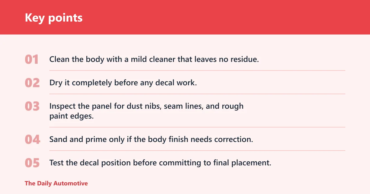 Key points: How do you apply them cleanly?