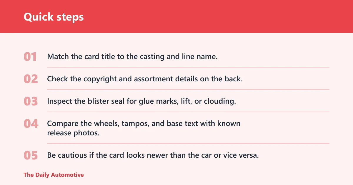 Quick steps: How to identify your Car Culture Ford GT