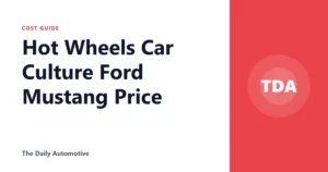 Hot Wheels Car Culture Ford Mustang Price