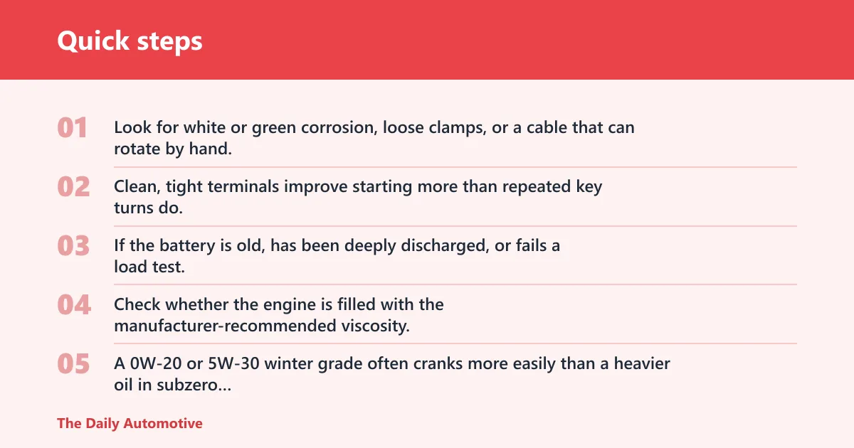 Quick steps: What should you check before trying again?