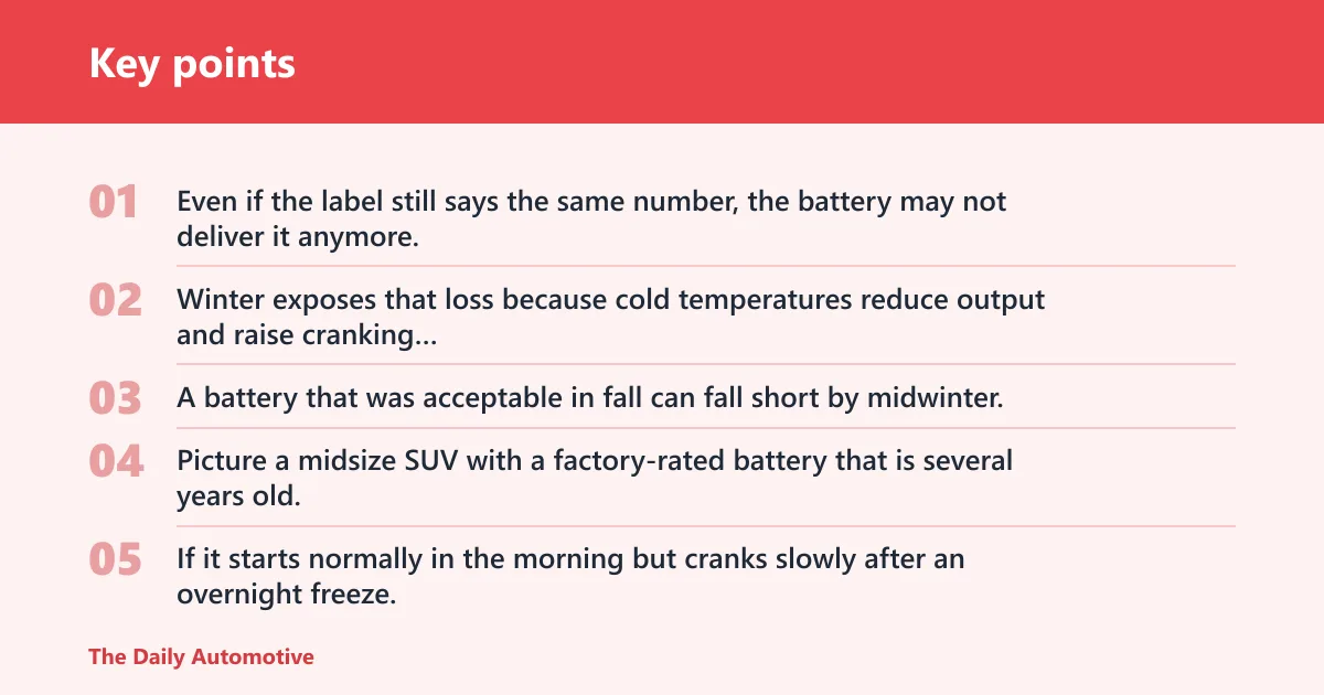 Key points: Low CCA or another problem?