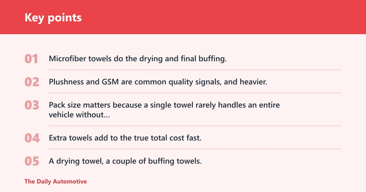 Key points: Nice-to-have extras