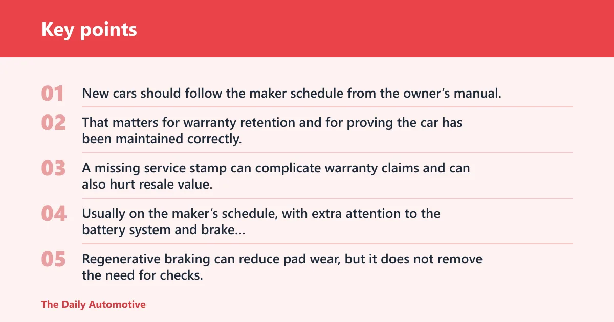 Key points: What is the right service interval for your car type?