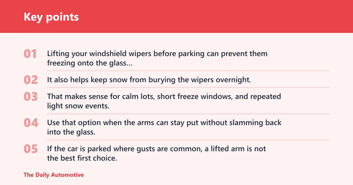 Key points: What should you do before parking?