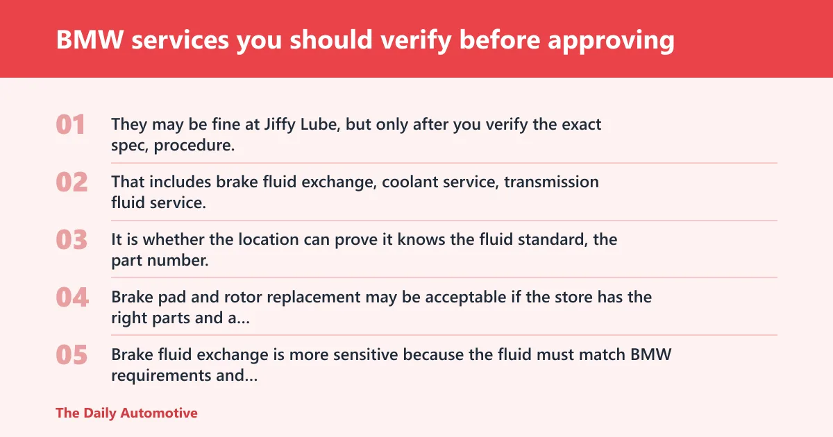 Steps: BMW services you should verify before approving