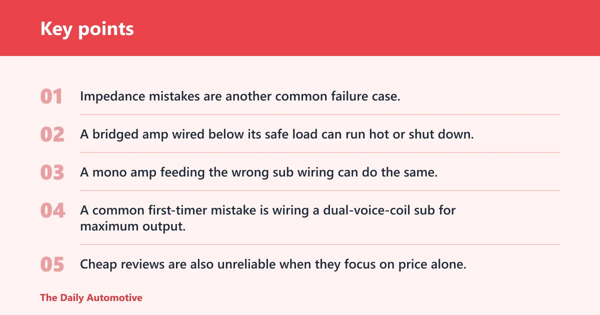 Key points: What does not