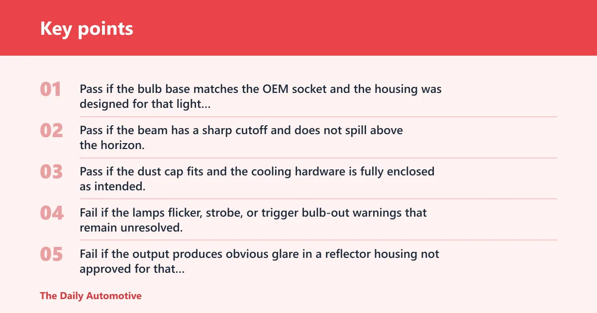 Key points: Inspection readiness and glare risk