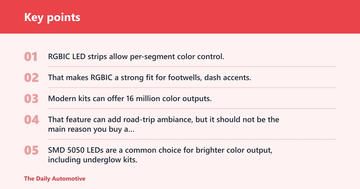 Key points: Which strip type belongs in each zone?