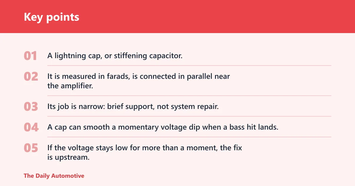 Key points: What a lightning cap does