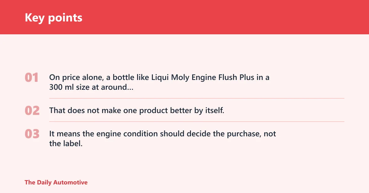 Key points: Decision matrix: when to use Flush, Pro-Line, or skip it