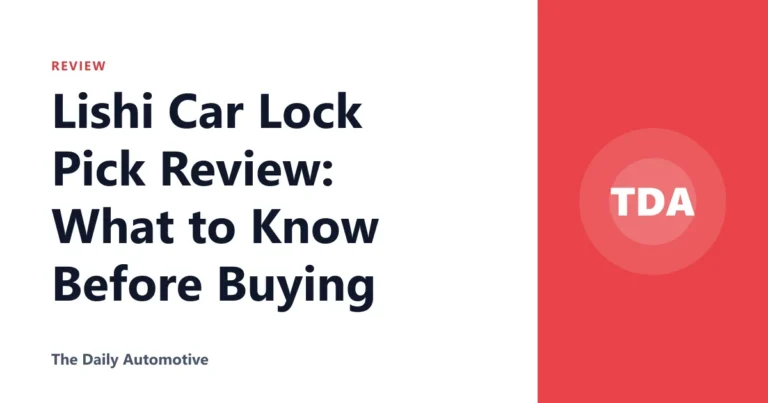 Lishi Car Lock Pick Review: What to Know Before Buying