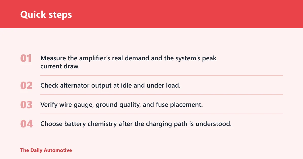 Quick steps: What the install must support?