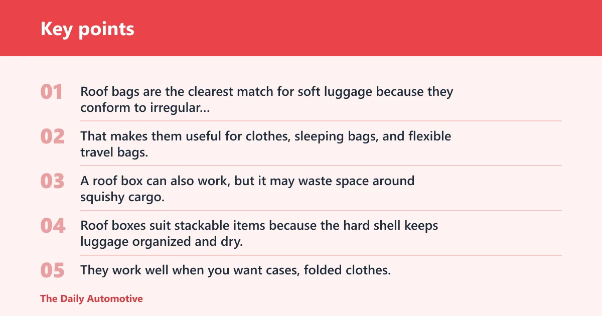 Key points: Which cargo shape fits each type?