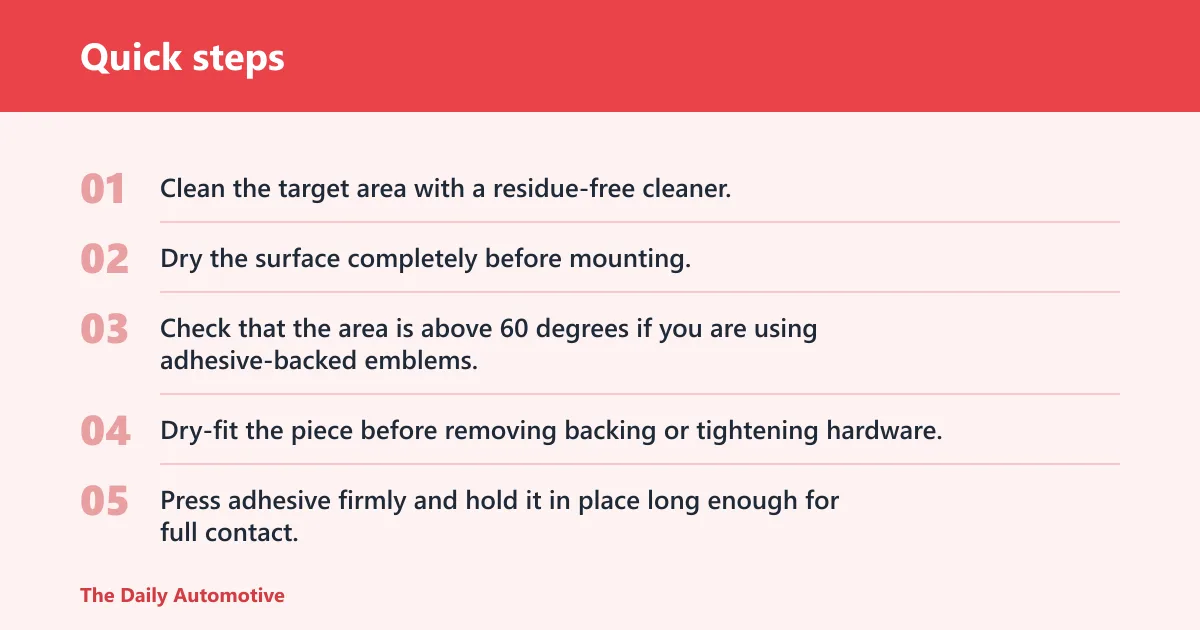 Quick steps: How do you install it safely?