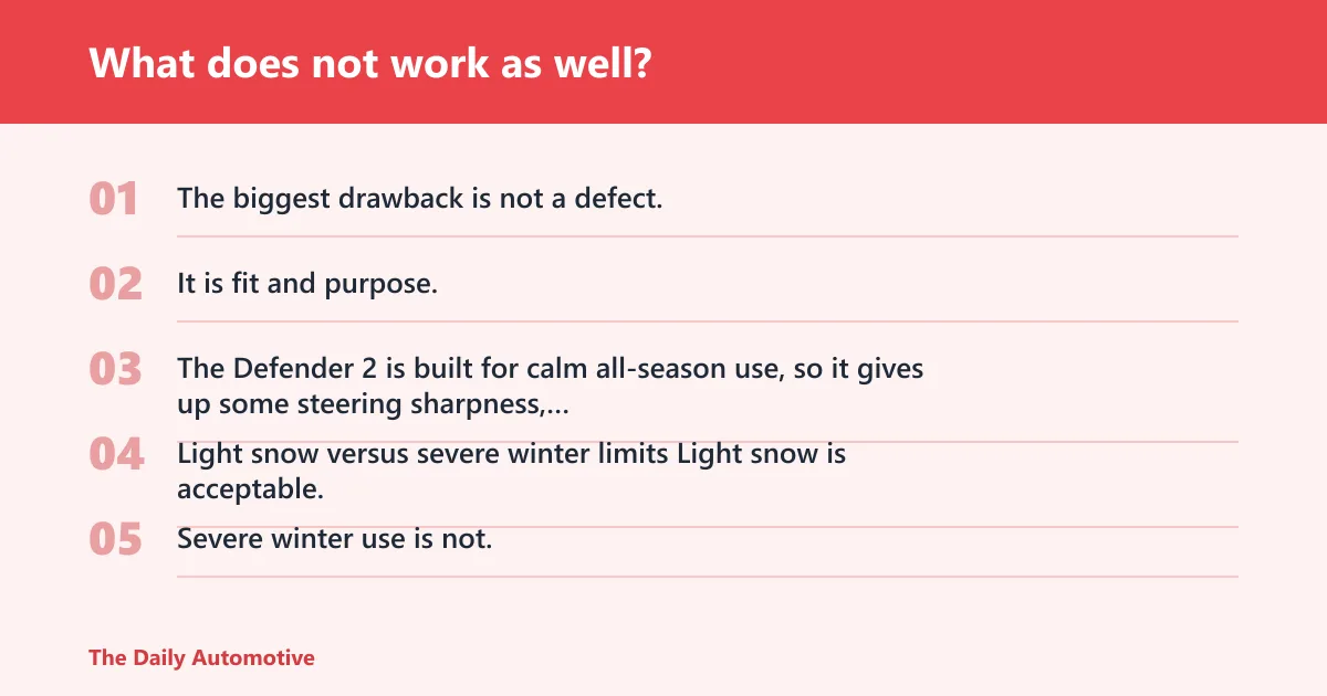 Steps: What does not work as well?