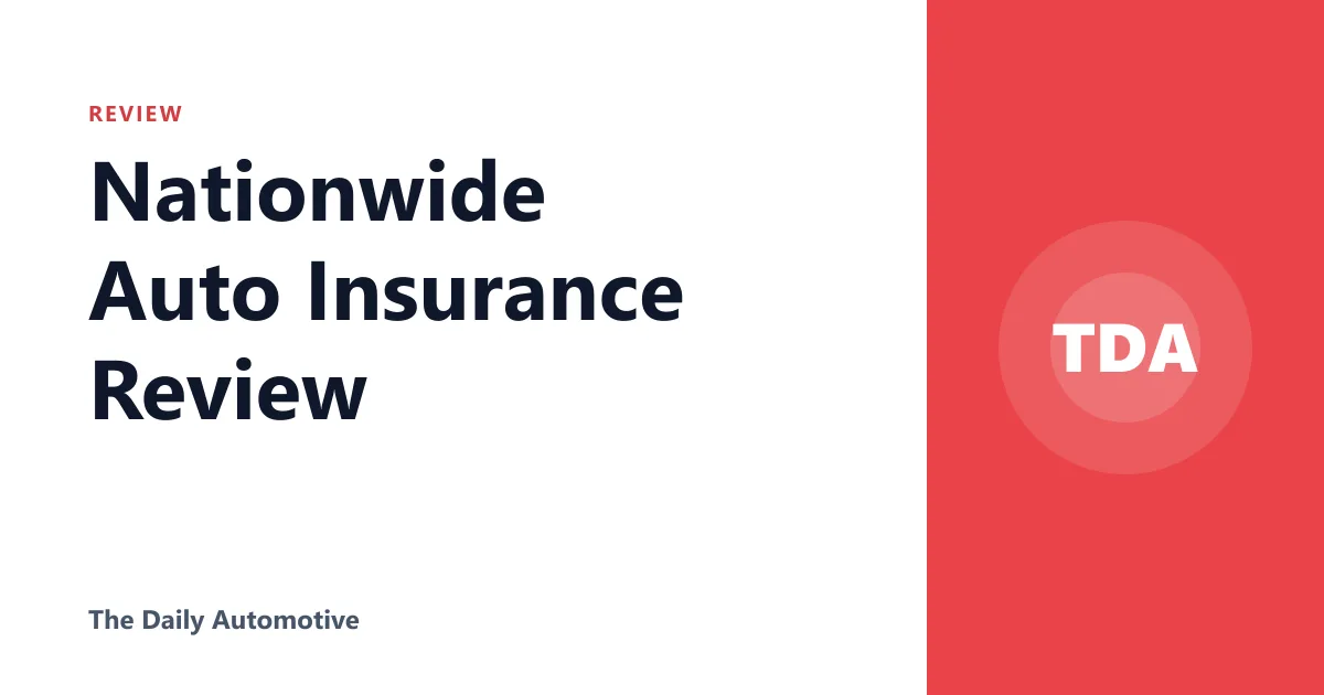 Nationwide Auto Insurance Review