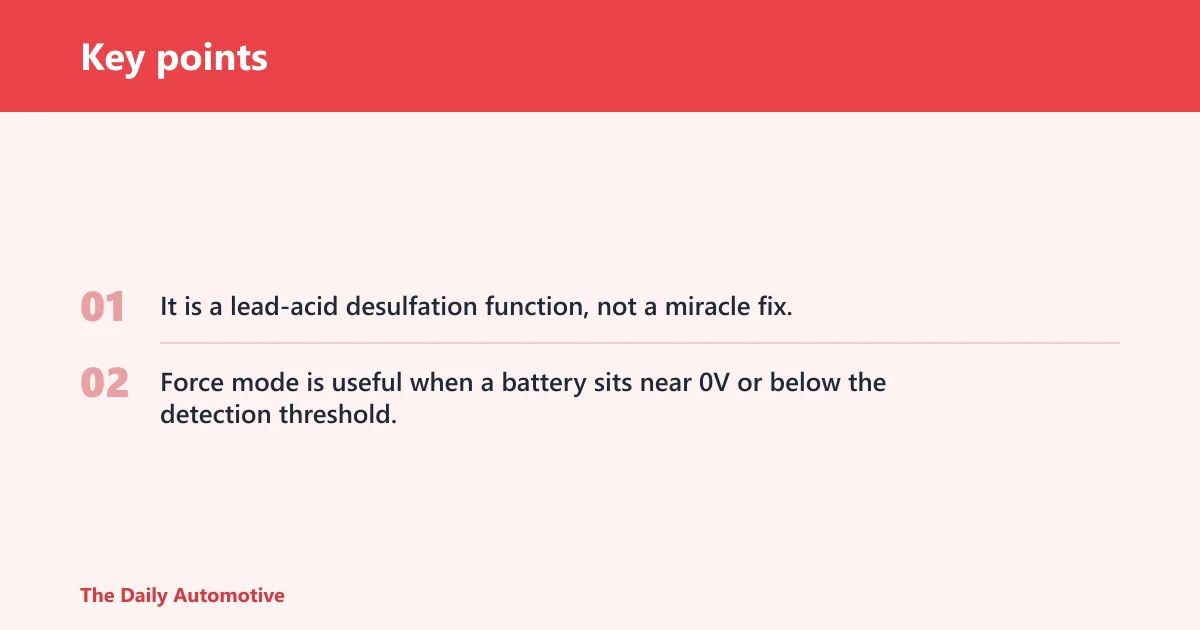 Key points: What does not
