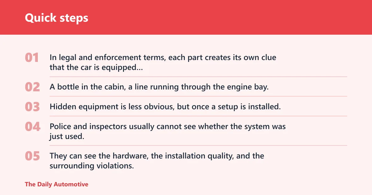 Quick steps: What a nitrous setup changes