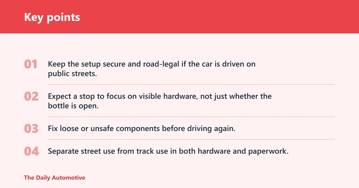 Key points: California Vehicle Code and citation risk
