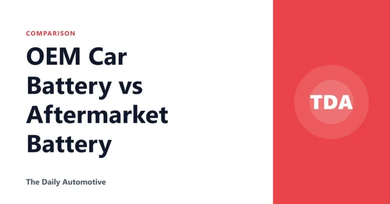 OEM Car Battery vs Aftermarket Battery