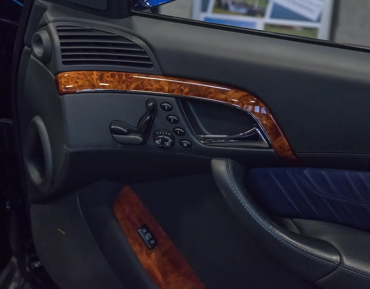 Oroyal Car Seat Covers in a used SUV interior with visible creases and hand checking the driver seat fit