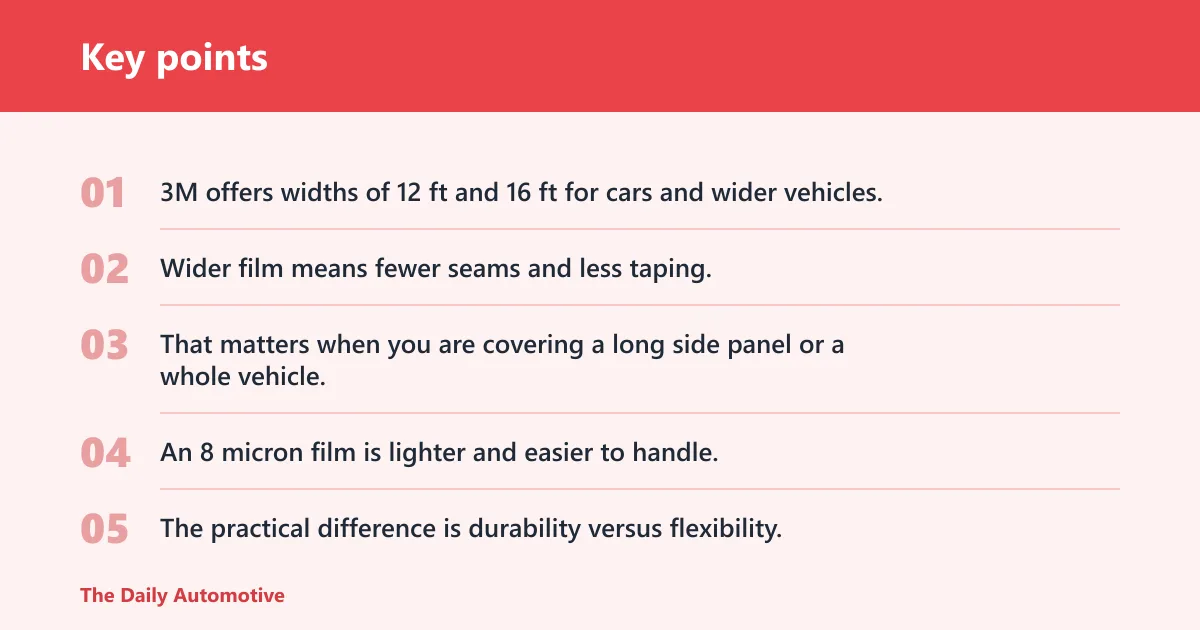 Key points: How do you choose size and thickness?