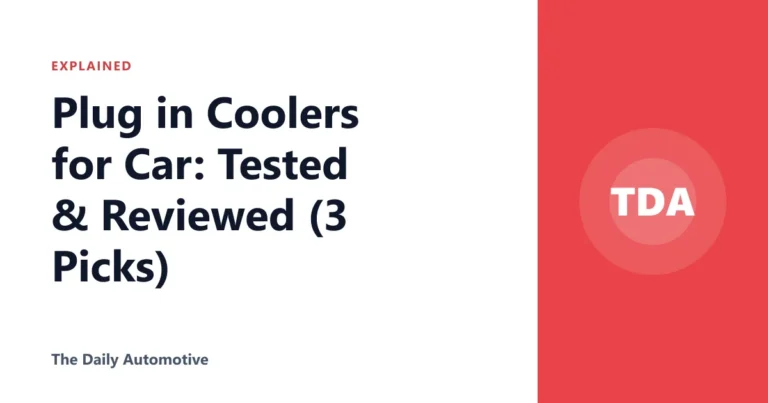 Plug in Coolers for Car: Tested & Reviewed (3 Picks)