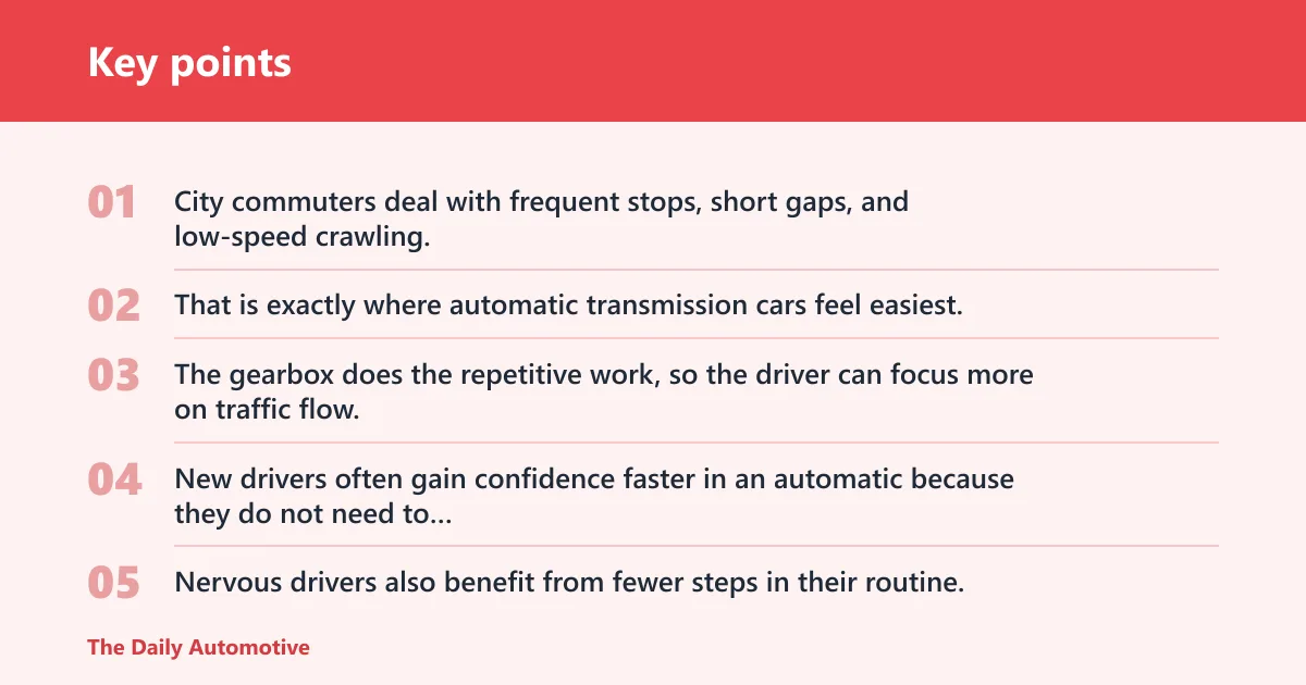 Key points: Why are automatic cars better for some drivers?