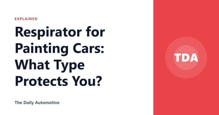 Respirator for Painting Cars: What Type Protects You?