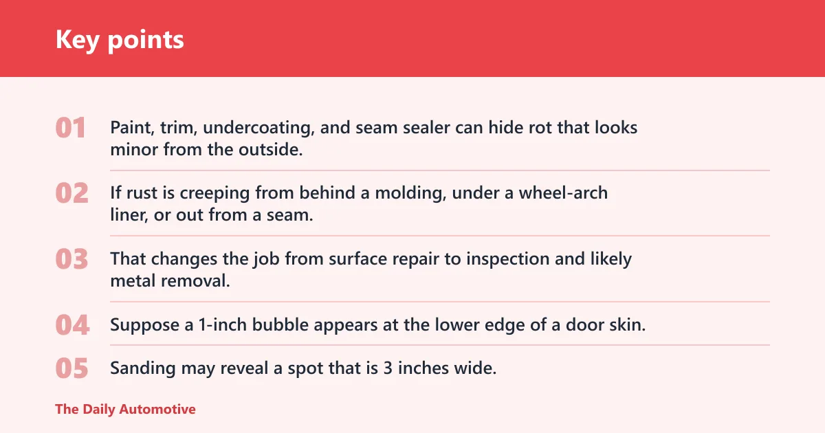 Key points: How bad is the rust?