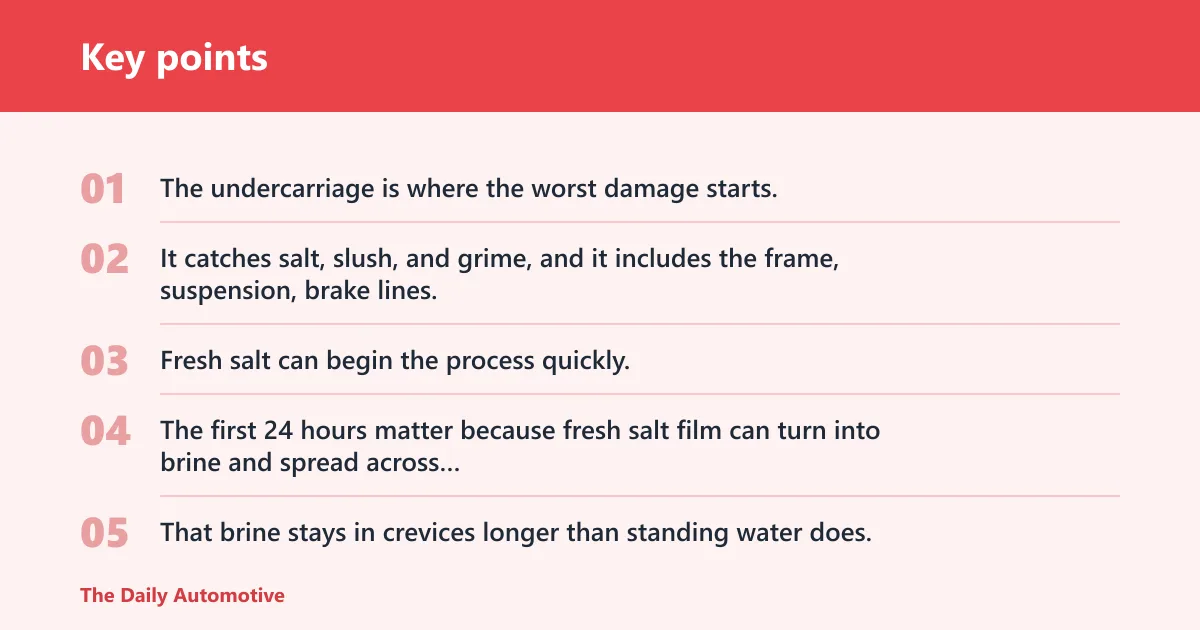 Key points: Does road salt really rust cars?