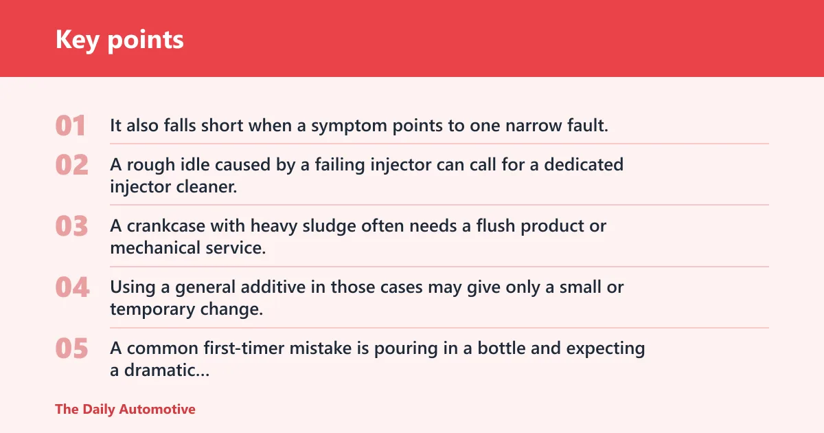 Key points: What does not