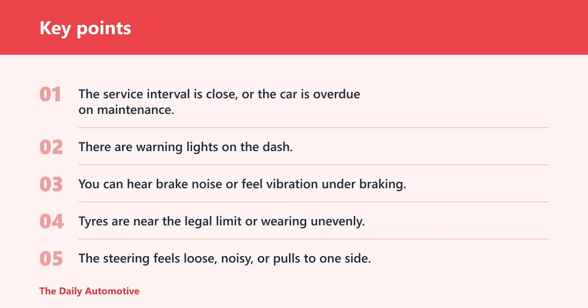 Key points: When servicing first is the better call